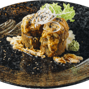 S50. SAKE TEMPURA ROLL